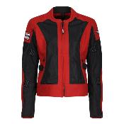 MOTOGIRL JODIE MESH JACKET ROUGE