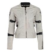 MOTOGIRL JODIE MESH JACKET NATURAL