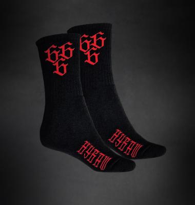 HYRAW CHAUSSETTES 666 CLASSIC RED