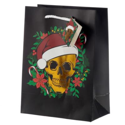 SAC CADEAU DE NOEL TETE DE MORT (MOYEN)