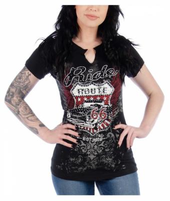 LIBERTY WEAR ROUTE 66 STRASS