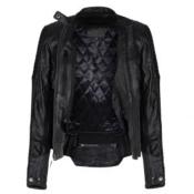 MOTOGIRL VESTE VALERIE EN CUIR NOIRE